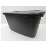 18 Gallon Black Storage Tote