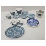 MIniature Tea Set Delft Blue & Others