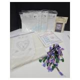 Embroidery Floss, Quilt Blocks, &100 x 112 Topper