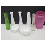 Anchor Hocking Milk Glass, EO Body, Indiana Glass+