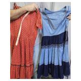2 VTG Square Dance Dresses Size Approx 10 or 12