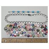 Beautiful Glass/Stone? Necklaces, & Bracelet