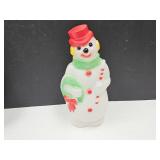 1968 Blow Mold Snowman Empire 13 Inches