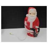 Damaged Blow Mold Santa Claus Empire 13 Inches