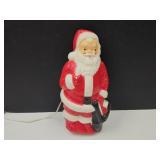 VTG 14 Inches Santa Claus Blow Mold