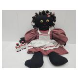 Aunt Jemima Salt & Peppers & Lg Rag Doll
