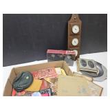 Weather Barometer, Jar Opener, VTG Books +