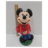 Mickey Mouse Bank W Stopper 11"H