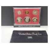 1981 US Mint Proof Set