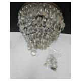 VTG Light Fixture w/Lots of Glass Prisms