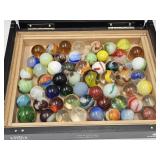 Cigar Box of Shooter Marbles