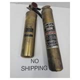 NO Ship Fire Extinguishers-Fyr-Fyter, & Stop Fire