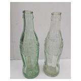 2 Marion Indiana Coca Cola Bottles w/Flaws