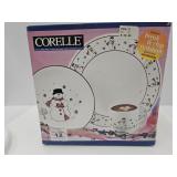 12 Piece Frosty Morn CORELLE Dishes