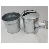 2 Gallon Water Can 10Qt Galvanized Pale