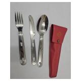 VTG 1960s Utensil Set 8"L Girl Scout