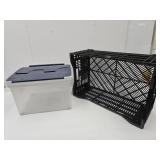 Crate & Small Scissor Lid Tote