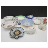 Glass Lot Fire KIng Sapphire Blue, Japan Bowls+