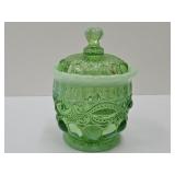 VTG Mosser Glass Covered Dish 5"