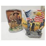 John Wayne & Fire Fighters Plaques