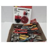 Tin Snips, Pliers, & NEW Brush Cleaning Set