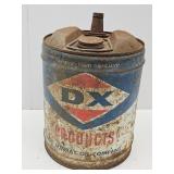 Vintage Advertising DX 5 Gal Can
