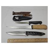 Lot of Knives Filet Knives & Others
