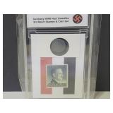 WWII German Stamp & Coin Set