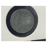 WWII German Stamp & Coin Set