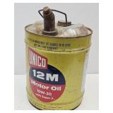 Vintage Advertising UNICO Oil Can