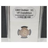 1907 Indian Head Penny Coin