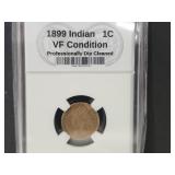 1899 Indian Head Penny Coin