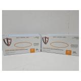 2 Boxes size Small Exam Gloves