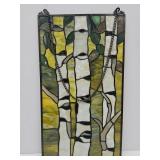 Stained Glass 12 x 21" Nature Scene