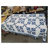 Beautiful VTG Quilt 69" x 77"