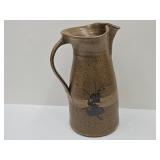 Local Pottery Pitcher ? See Markers Mark 11"h