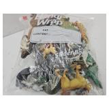 Lot Toy Animals- Dinosaurs, Elephants, +