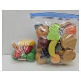 Lot of Play Food- Bread, Doughnut, more