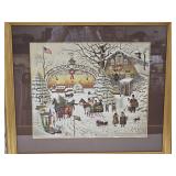 Signed & Numbered Art Charles Wysocki 29 x  25"
