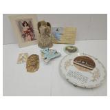 Angela, Staffordshire Saucer, Last Supper Plate+