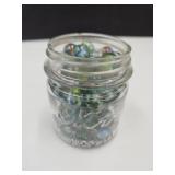 Vintage Kerr Jar of Marbles