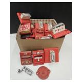 Large Lot of Fire Alarms Pull Downs