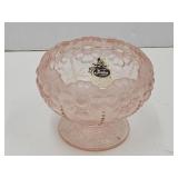 Fenton Pink Opalescent Dish 3 3/4