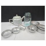 3L VTG Ball Jar, Aluminium, German Tea Pot CHIP