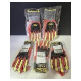 5 Pair Ringers Gloves R-Flex Cut Resistant Sz 2XL