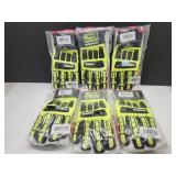6 Pair Ringers Gloves Roughneck Sz M
