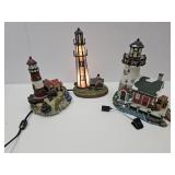 Stained Glass Lighthouse Lamp  12.5" h & Others