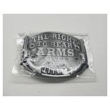 New Metal 2nd Amendment Belt Buckle