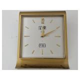 Vintage Swiss Angelus  5.5 x 7.5 Desk Clock Works