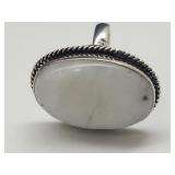 925 Silver & Quartz? Ring Sz 7